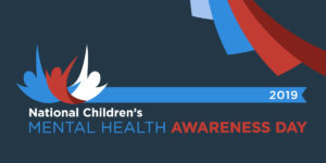 Logo for National Children's Mental Health Awareness Day 2019