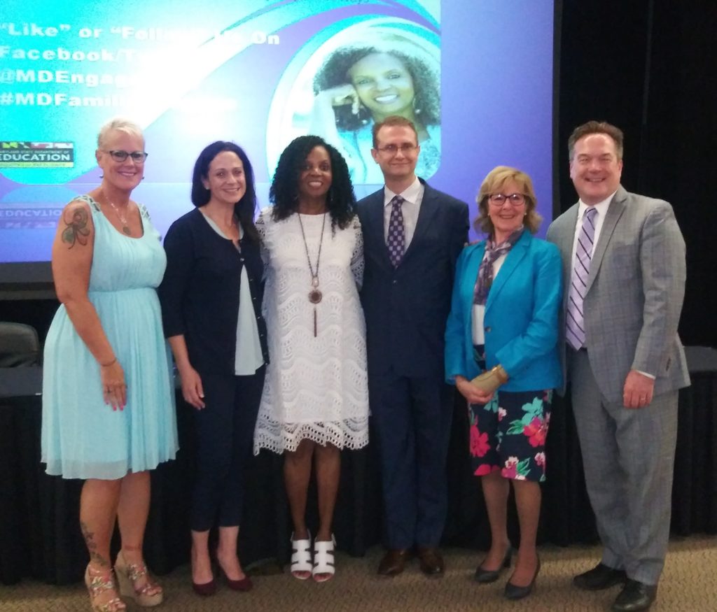 Maryland State Department of Education, Division of Early Childhood leadership team with keynote Dr. Rosemarie Allen and Dr. Walter Gilliam.