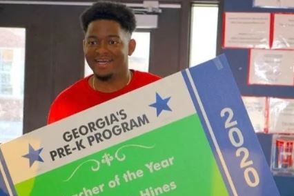 First African American Male Earns Pre-K Teacher of the Year in Georgia