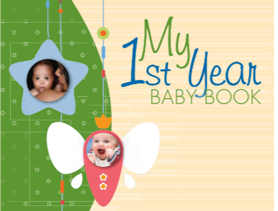 "My 1st Year Baby Book" is designed to help you better understand your baby's development, recognize important milestones, and write about your experiences together.